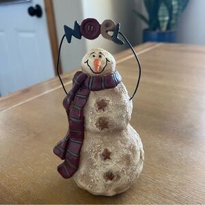 Primitive Resin Noel Snowman